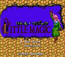 Little Magic Title Screen